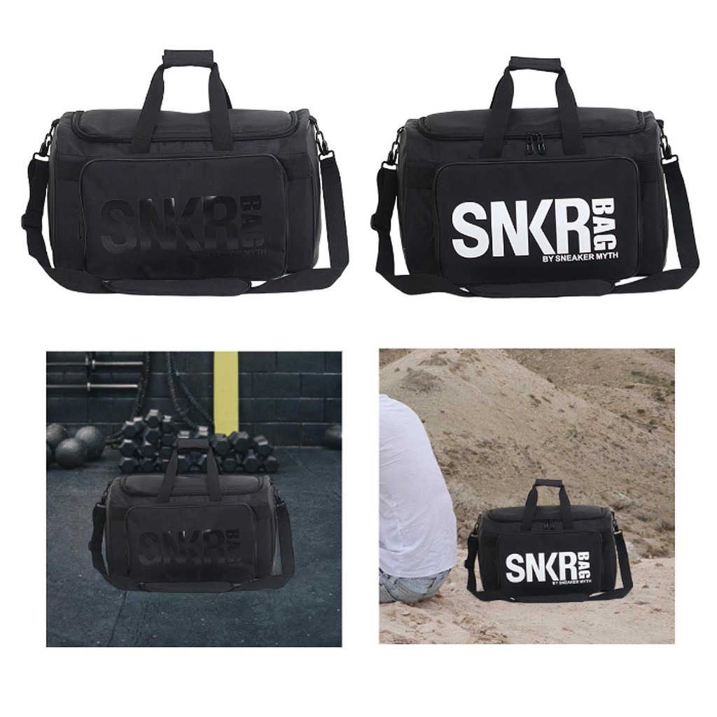 [Qklmdt] Travel Duffle Bag กระเป๋า Weekender น้ําหนักเบาสําหรับผู้ชาย Satchel Sports Gym Bag