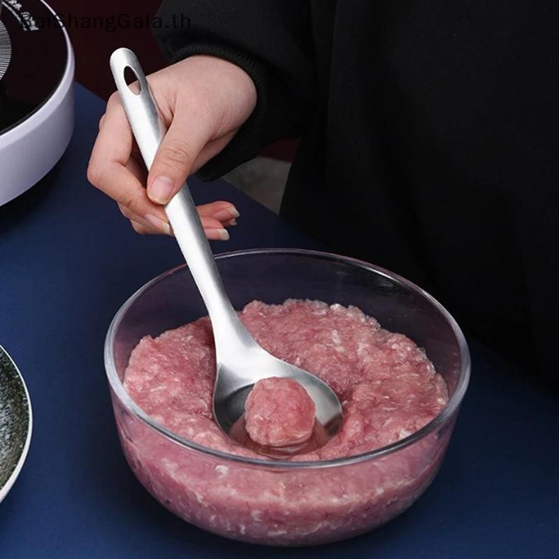 Bsg สแตนเลส Croquettes Meatball ช้อนแม่พิมพ์ Non- Maker เนื้อกดเครื่องมือ Creative อุปกรณ์ครัวอุปกรณ์ทําอาหาร BSG