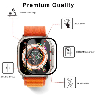 3D ฟิล์มกระจกนิรภัย For Iwatch 41มม 38 46 42 44 40มม Ultra/SE 3 2 49มม Apple Watch Series 11 10 9 8 7 6