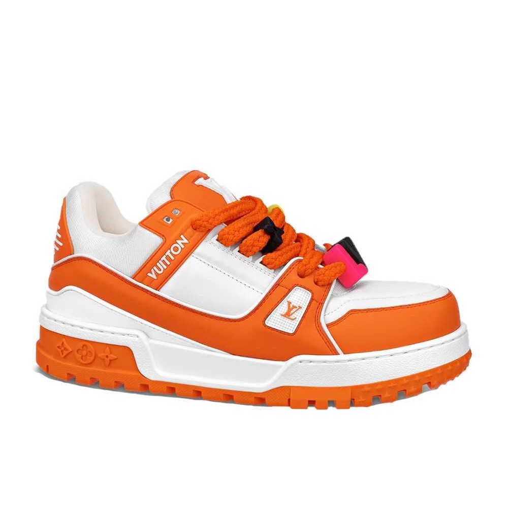 Louis Vuitton LV Trainer Maxie Sneaker "Orange" Unused