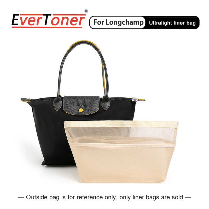 Evertoner Ultralight Liner สําหรับ Longchamp กระเป๋าถือกระเป๋าแต่งหน้าสนับสนุนแบบพกพาใส่กระเป๋า Organizer