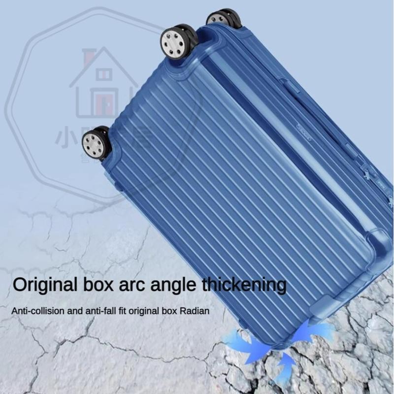 Rimowa กระเป๋าเดินทางป้องกันกรณีเหมาะสําหรับ Original Essential ป้องกันกรณี PVC โปร่งใสฝาครอบ Shock-Resistant Check-In ป้องกัน Rimowa