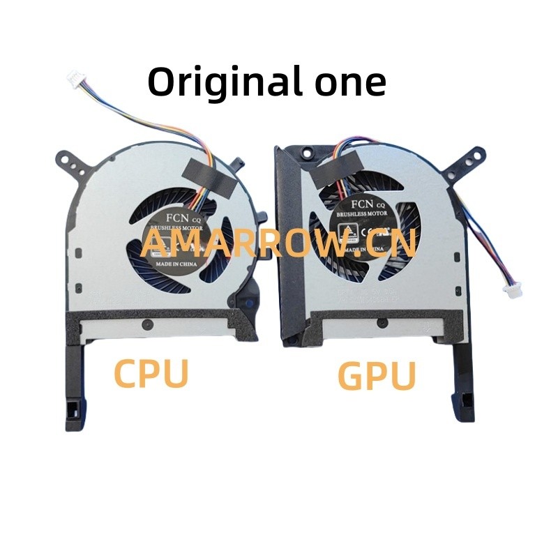 แล็ปท็อป CPU Cooler พัดลมสําหรับ ASUS TUF Gaming A15 FA506II F15 FX506LI FX506LH GTX1650Ti FCN FMLB 