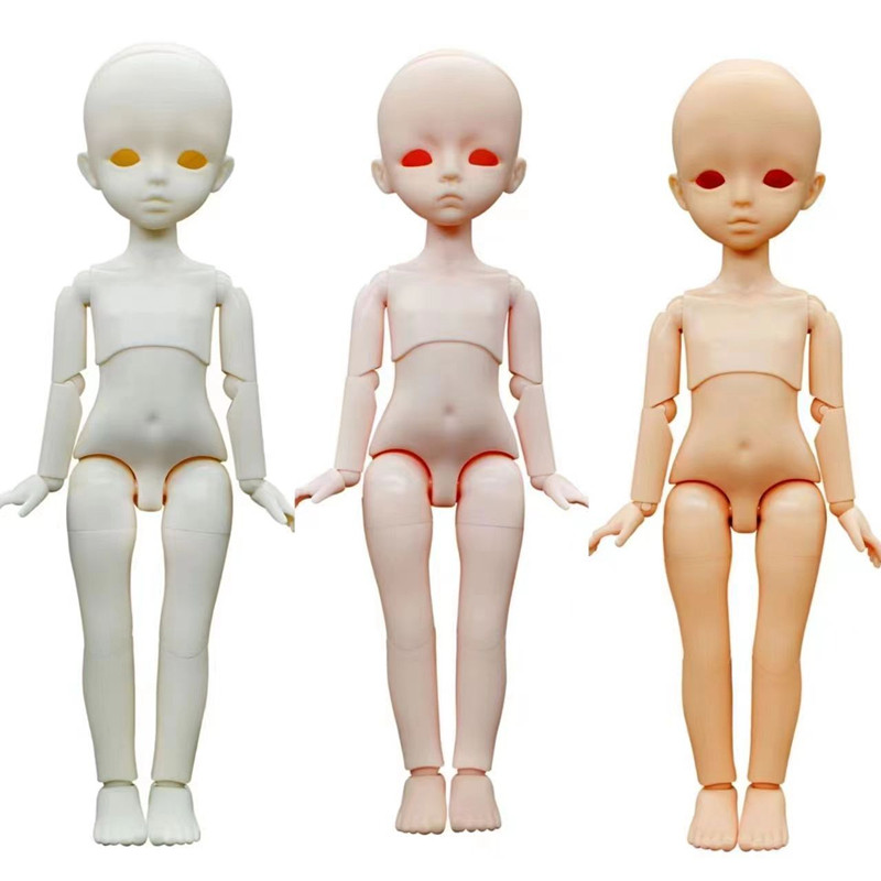 1/6 บีเจดี อุปกรณ์เสริมร่างกายสําหรับ 28 ซม. ตุ๊กตาไวนิลหัวตุ๊กตาโดยไม่ต้องแต่งหน้า