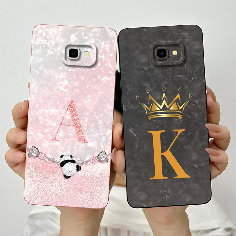 สําหรับ Samsung Galaxy J4+ (J4 Plus) เลนส์สแควร์ป้องกันเคสโทรศัพท์ SamsungJ4 + J4Plus SM-J415F แฟชั่นมงกุฎตัวอักษรซิลิโคนอ่อนนุ่มกรณี
