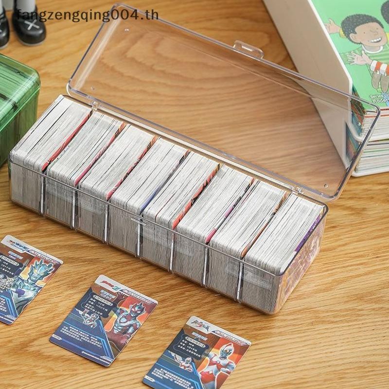 F4th โปร่งใส Hot Trading Card Deck กล่องขนาดใหญ่ความจุคอนเทนเนอร์การ์ดสะสมเกมกรณี f4th