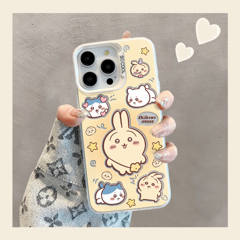 Happy usagi Case สำหรับ Honor X9a X9b 200 100 90 80 70 60 50 Pro SE Magic 6 5 PRO MATE 60 50 40 30 PLUS P70 60 50 40 30ใหม่10 11 12 5 6 7กันกระแทก