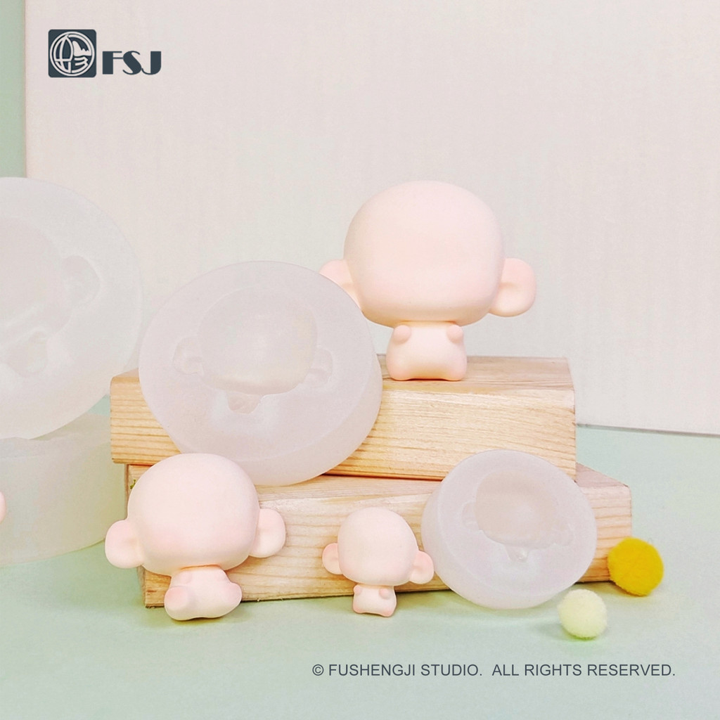 [Wingshengji] Douding Series Body Mold Station นั่งแม่พิมพ์ซิลิโคนดินเหนียวเบาพิเศษหินปั้นปั้นดินสำหรับเด็ก - รูปที่ 2