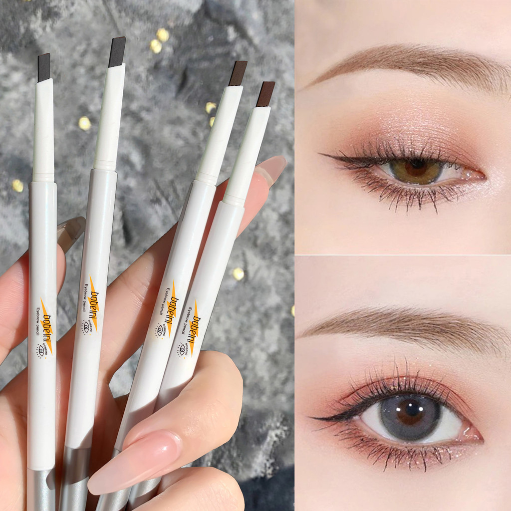 Am-azDouble-Headed Fine Eyebrow Pencil - กันน้ํา ติดทนนาน จางลง พร้อมหมุนอัตโนมัติสําหรับคิ้วที่สมบู