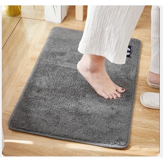 พรมเช็ดเท้า สไตล์มินิมอล มีกันลื่น 40x60 ซม. มีให้เลือก 7 สี