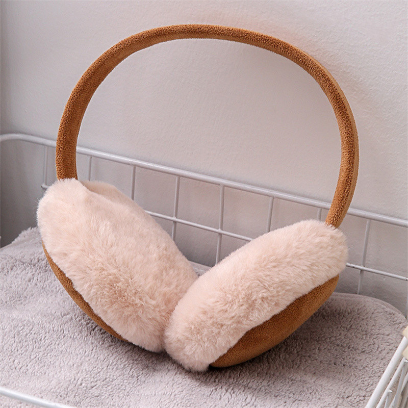 Solid Soft Plush Ear Keep Warmer ที่ปิดหูกันหนาวฤดูหนาวสําหรับผู้หญิงผู้ชายแฟชั่นป้องกันกลางแจ้ง Ear-Muffs