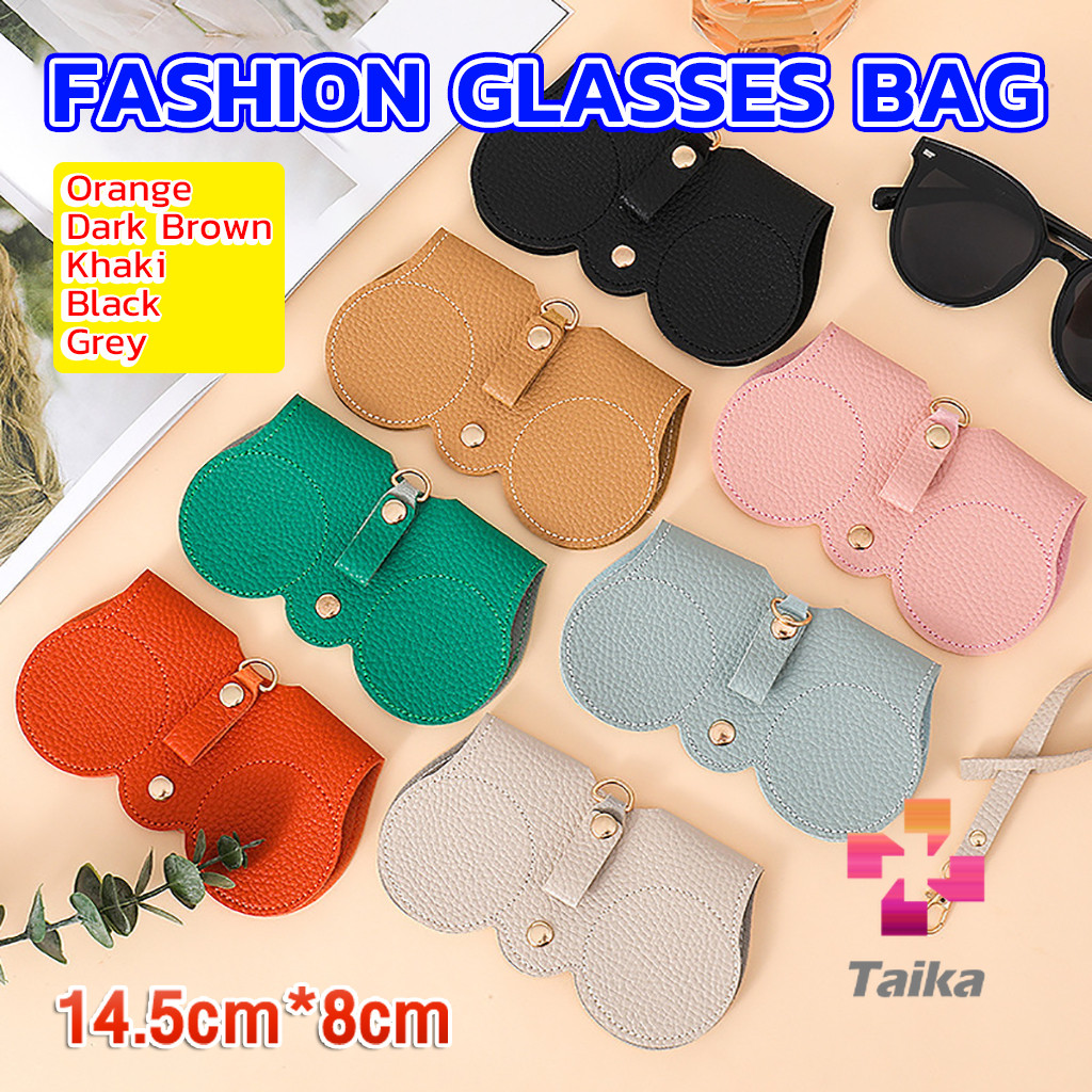 Taika กระเป๋าใส่แว่นตากันแดด ระดับไฮเอนด์ แบบพกพา กระเป๋าแว่นตาแฟชั่น Glasses bag
