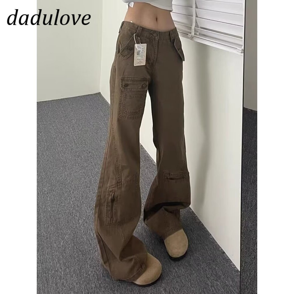 DaDulove2026 American Ins High Street Spotted Jeans Niche High Waist Loose Wide Leg Pants plus Size Trousers
