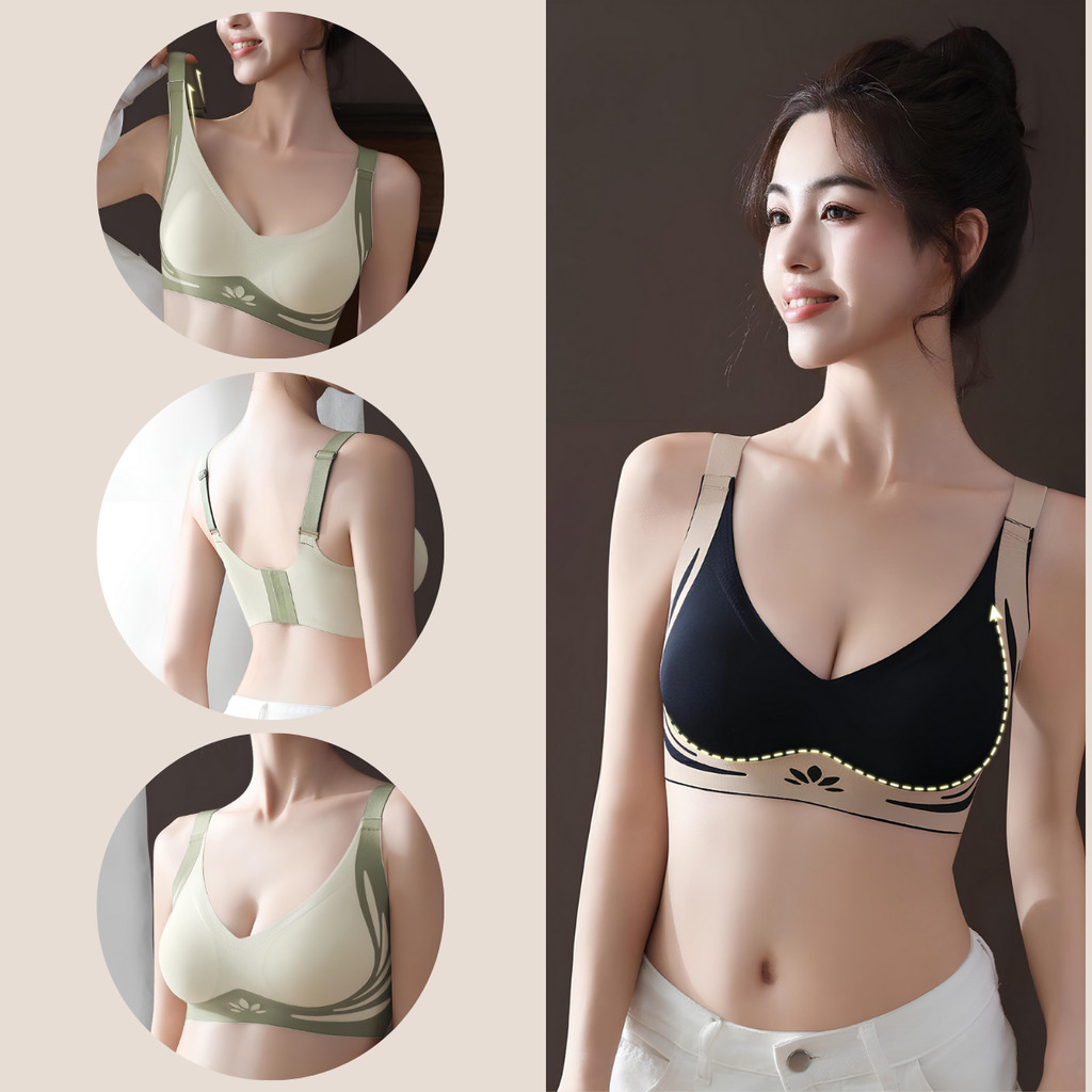 บราไร้โครง เสื้อในเก็บข้าง ชุดชั้นในไร้โครงเหล็ก เก็บทรงสวย กระชับลำตัว ไร้โครง ไร้ขอบ ทรงเก็บเต้า พร้อมส่งจากไทย