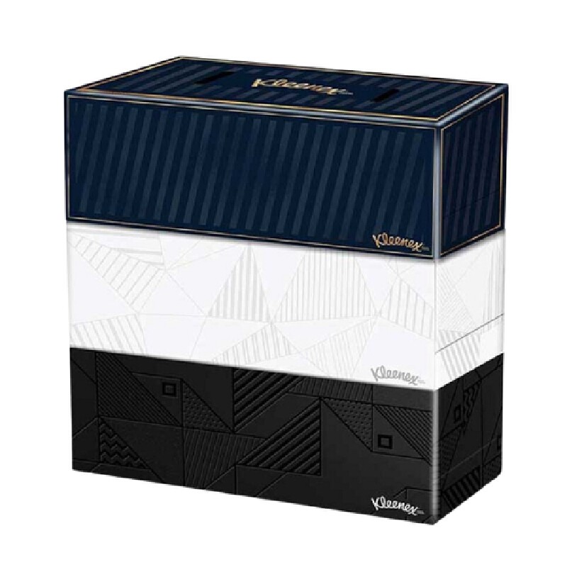 Kleenex กระดาษเช็ดหน้า BE U (แพ็ค3กล่อง)