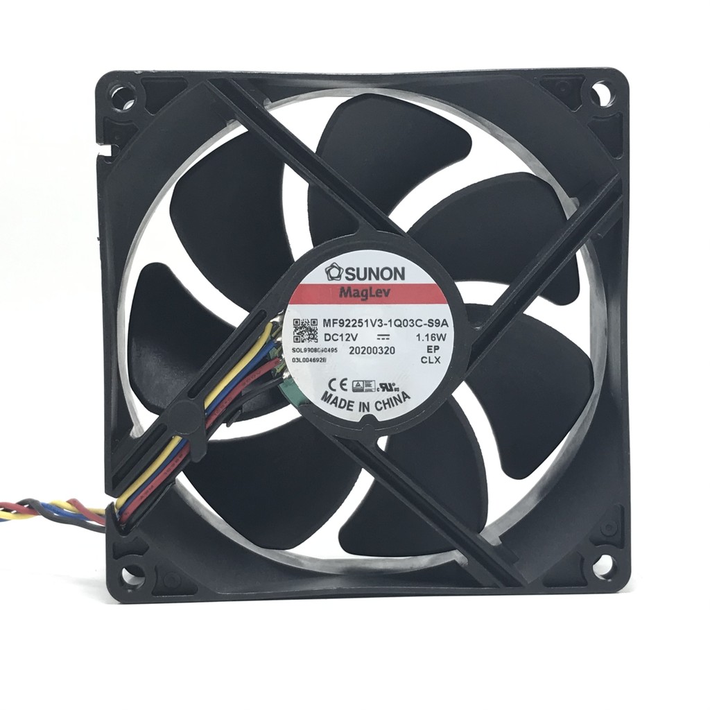 Jianzhun SUNON MF92251V3-1Q03C-S9A 12V 1.16 W 9 ซม. 4 สายพัดลมระบายความร้อน