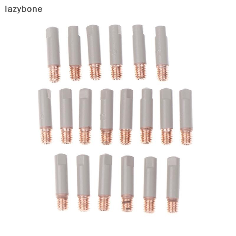 {LZ} 2 ชิ้น/เซ็ต 15AK เคล็ดลับคอนแทคเชื่อมเคลือบใหม่ปกป้อง 25 มม.M6 ปลายหัวฉีดแก๊ส 0.8 มม.-1 มม. MIG เชื่อมคบเพลิงอะไหล่เครื่องมือเชื่อม {lzybone}