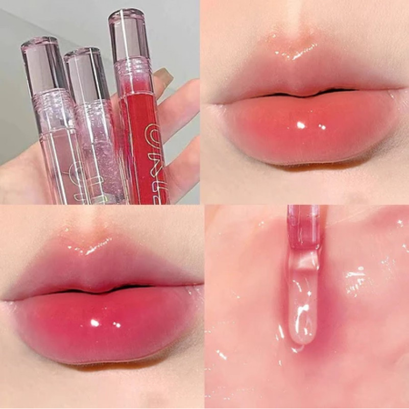 Ukiss # Lip Oil Moisturizing Glitter 7 สีเสริม 2ML