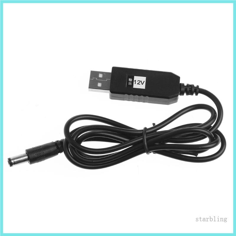 Star USB 5v ถึง 12v Step up 2A Step-up Volt Transformer Power Regulator Line ตัวแปลงแรงดันไฟฟ้าอะแดปเตอร์สายเคเบิลสําหรับเราเตอร์
