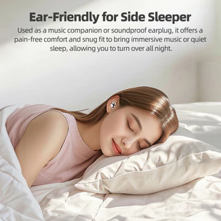 GOOJODOQ Sleep Headphones การออกแบบที่เป็นมิตรกับการนอนหลับที่เงียบเป็นพิเศษเสียงบล็อกอย่างมีประสิทธิภาพ Quick-charge แบตเตอรี่ทรงพลัง