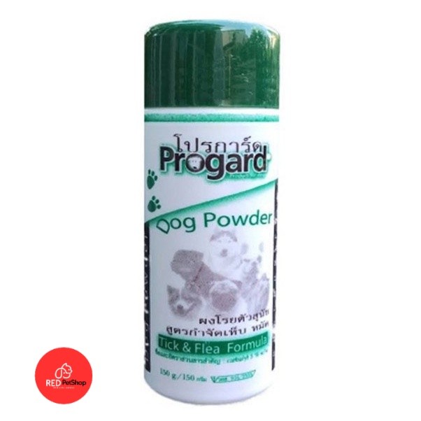 Progard ผงโรยตัวสุนัข สำหรับกำจัดเห็บ หมัด 150 กรัม - Poree