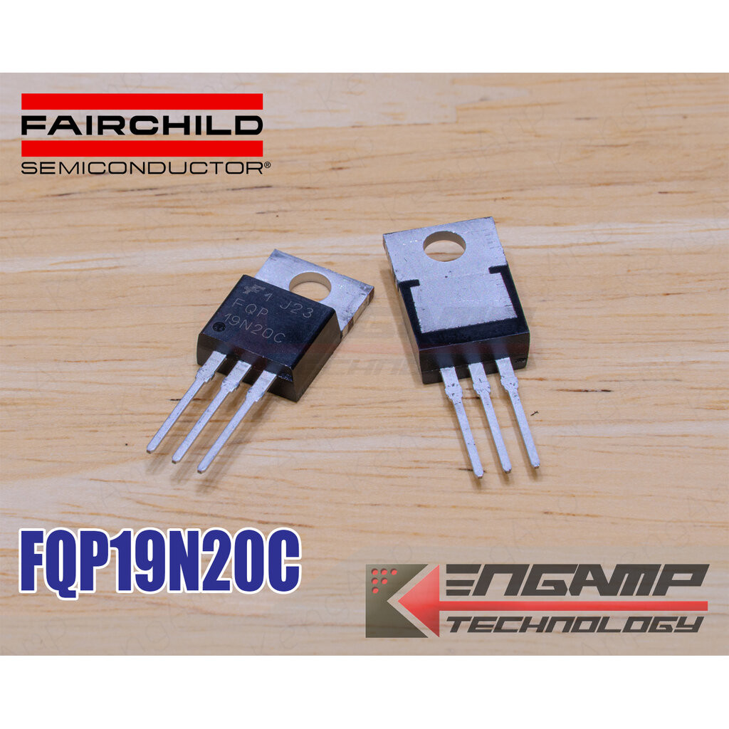 (1ตัว) [FET] FQP19N20C Fairchild N-ch Mosfet 19A 200V 0.17Ω
