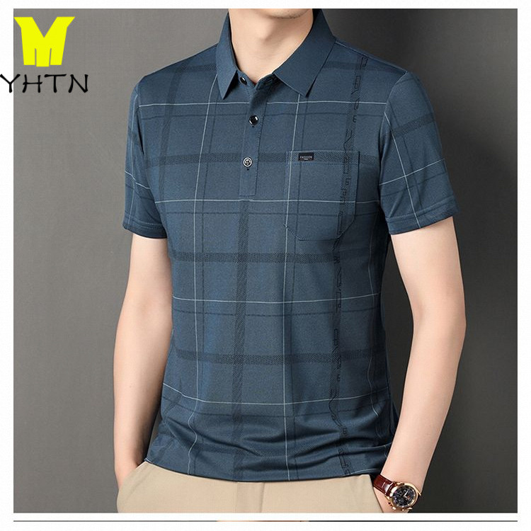 YHTN โปโล ฤดูร้อน แฟชั่น เสื้ิอโปโล สะดวกสบาย polo polo shirt โปโลชาย