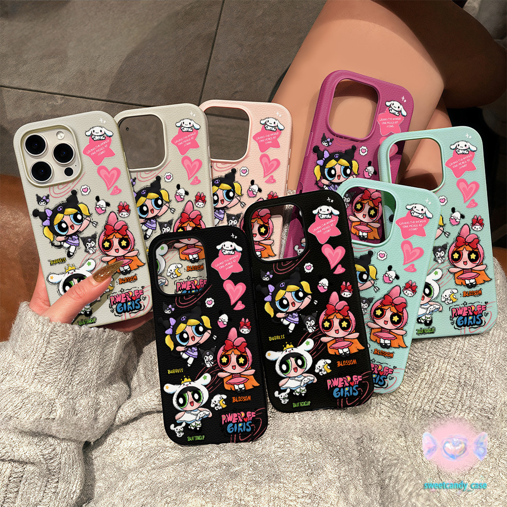 🌹จัดส่งในพื้นที่🌹เคสเหมือนเปลือกลิ้นจี่ ตำรวจหญิงทรงพลัง สําหรับIPhone16 15 14 13 7 8plus Pro Promax XR XS เลือกได้5สี