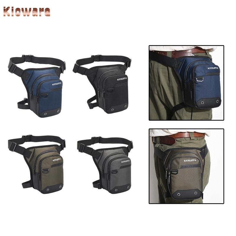 Kloware Drop ขากระเป๋าสําหรับผู้ชายผู้หญิงเครื่องมือกระเป๋ากันน้ําไหล่กระเป๋าเอวต้นขา Fanny กระเป๋าสําหรับรถจักรยานยนต์ขี่จักรยาน Camping เดิน