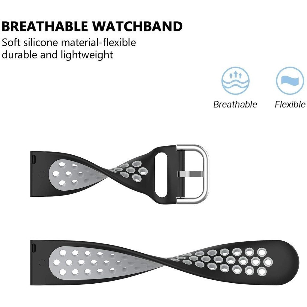 Beiziye สายนาฬิกาซิลิโคนสําหรับ Amazfit Bip 6 สมาร์ทวอท์ชสายกีฬาสําหรับ Amazfit Bip 6 สายนาฬิกา - รูปที่ 4