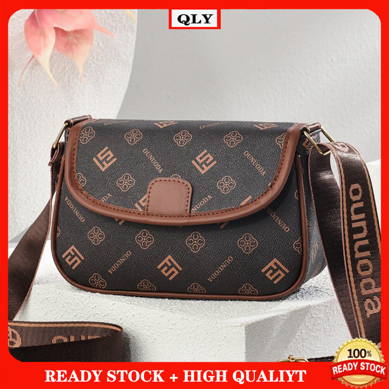 กระเป๋าสะพายข้างพิมพ์ลายพลิกแฟชั่นใหม่สําหรับผู้หญิง