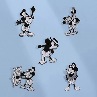 น่ารักตลกมิกกี้เมาส์เคลือบ Pins เข็มกลัดอะนิเมะตัวอักษรเข็มกลัด Pin ป้ายการ์ตูนอุปกรณ์เสริมของขวัญสําหรับเด็ก