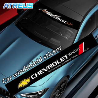 Chevrolet รถด้านหน้ากระจกสติกเกอร์สติกเกอร์กระจกรถยนต์ด้านหน…