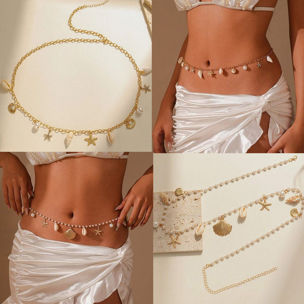 1 ชิ้นสไตล์เกาหลี Rhinestone Star เอว Belly Chain เครื่องประดับวันหยุด ราคา ถูกที่สุด ดีลบีเคเค แกลเลอรีภาพที่ 9