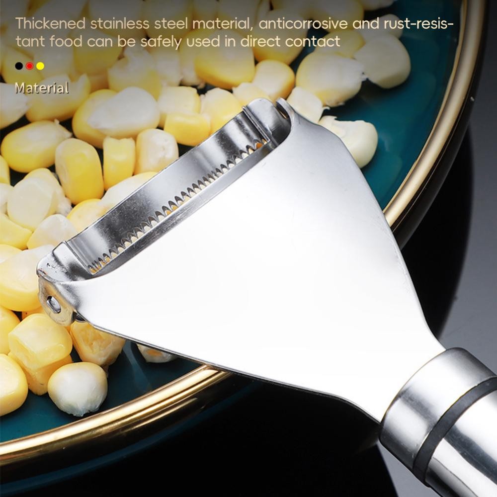 TME เครื่องปอกข้าวโพดสแตนเลสมืออาชีพเครื่องปอกซังข้าวโพดด้วยมือแกนป้องกันสนิมปอกเปลือกง่ายใช้ฟาร์มในครัว - รูปที่ 4