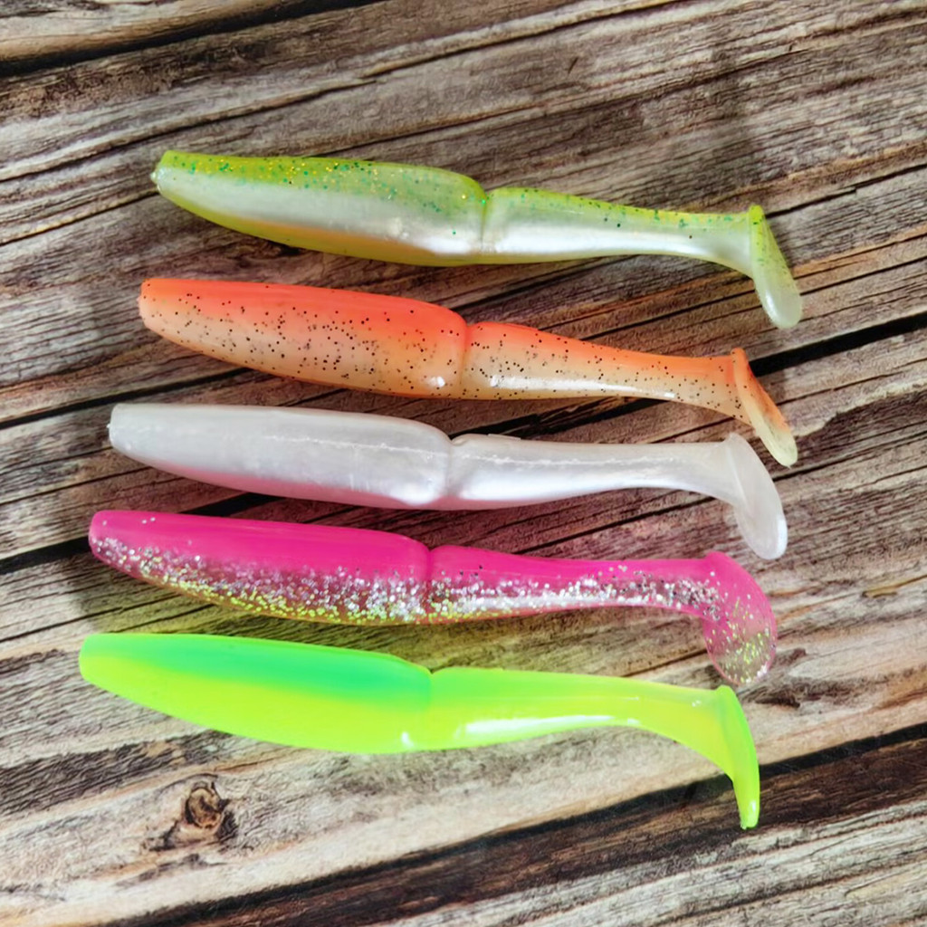 4 ชิ้น/pkt Paddle Tail Swimbaits 11 ซม.12g T Tail Soft Lure ซิลิโคน Wobbler ยาวโยนประดิษฐ์หนอน - รูปที่ 2