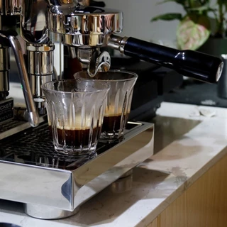 พร้อมส่ง 58mm Espresso Portafilter สำหรับเครื่องชงกาแฟเอสเปรสโซ 2 หูสากล สแตนเลส เครื่องชงกาแฟแบบพกพา ด้ามจับสแตนเลส