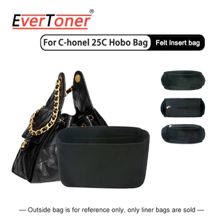 EverToner กระเป๋าสําหรับ C-honel 25C Hobo Mini ขนาดเล็กขนาดใหญ่กระเป๋าด้านใน Felt ใส่กระเป๋าถือ
