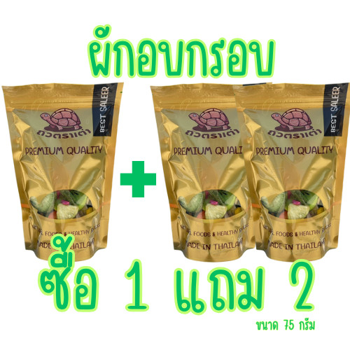 [ส่งด่วน] [โปร 1 แถม 2 ] ผักอบกรอบ ผักกรอบ ผักอบ ขนุนอบกรอบ [พร้อมทาน] เต็มเมล็ดใหญ่ น้ำหนักรวม 225 กรัม