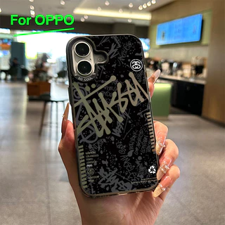 For เคสโทรศัพท์ OPPO A3 A3X A60 5G A9 A18 แบรนด์สตัซซี่ A38 A15 A15s A60 A35 A17 A17K A79 5G OPPOA57 4G A55 A77