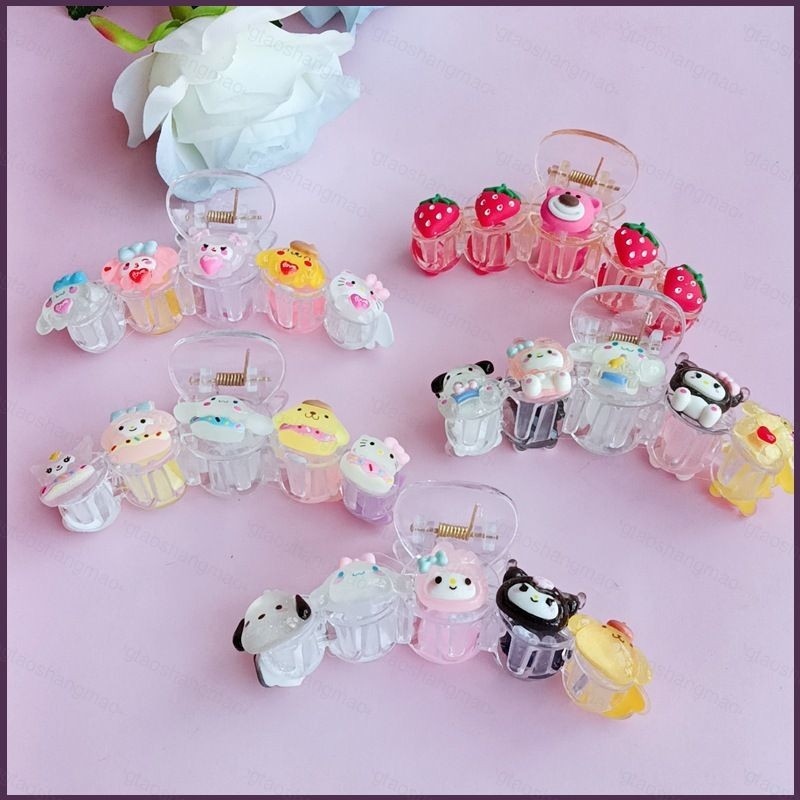 YT4 กิ๊บติดผมแบบใส Cinnamoroll อะคริลิค