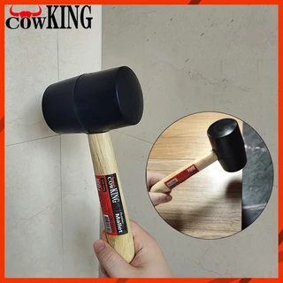 COW KING ค้อนหัวยาง ด้ามไม้ ขนาด 8,12,16,24 ออนซ์ ค้อน ค้อนด้ามไม้ ค้อนยาง ค้อนยางปูกระเบื้อง