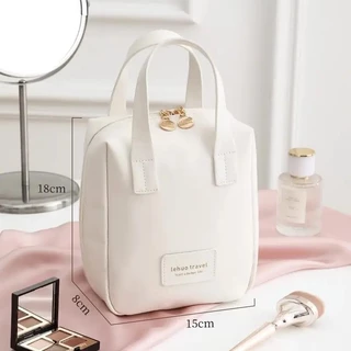 กระเป๋าเครื่องสำอาง หนัง PU กันน้ำ จุของได้เยอะ พร้อมที่จับ อเนกประสงค์ (GC-175) แบบพกพา สวยมาก