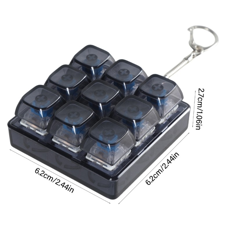 Bon 9Key XDA Profile เครื่องทดสอบปุ่มกดโปร่งแสง คีย์บอร์ดเชิงกลแบบบูรณาการ เครื่องทดสอบสวิตช์สําหรับรหัสและสํานักงาน
