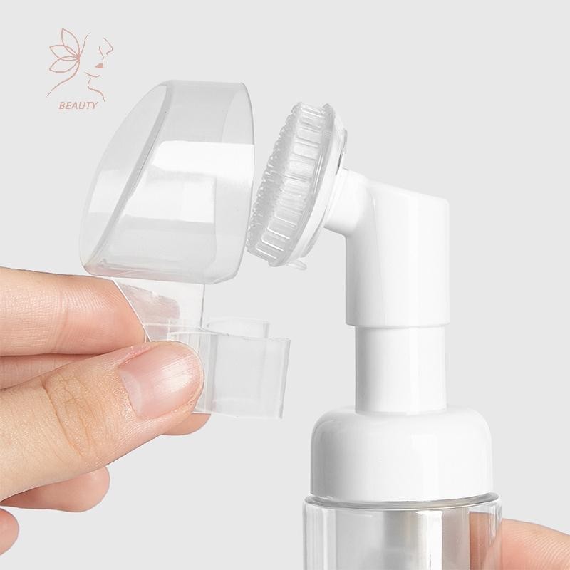 [maybeauty] 1PCS 30/60/100/150ml ขวดปั๊มฟอง Froth ที่ว่างเปล่าพร้อมแปรงซิลิโคนชนิดกดขวดโฟมทําความสะอาดใบหน้า {TH} ราคา ถูกที่สุด โปรบีเคเค แกลเลอรีภาพที่ 7