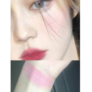 บลัชออน lameila เนื้อฝุ่น โทนส้ม พีช อิฐ เนื้อดี ขนาดกะทัดรัด