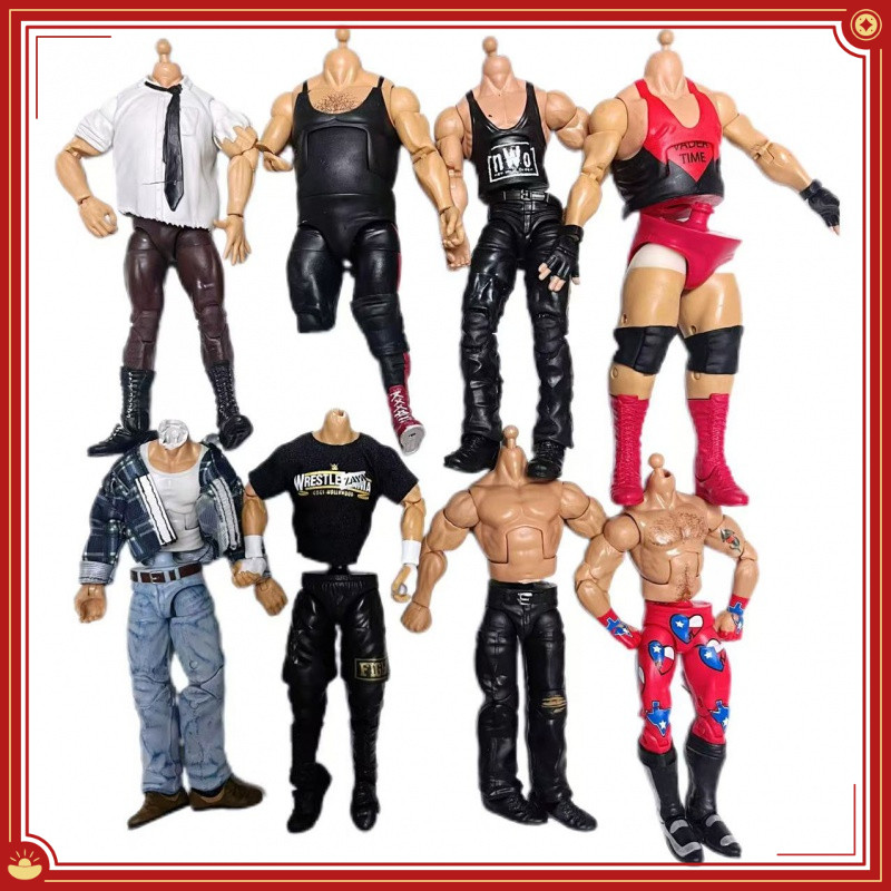 Wwe Wrestler รูปอุปกรณ์เสริม 6-7 นิ้ว Movable Wrestler Remains DIY อุปกรณ์เสริม