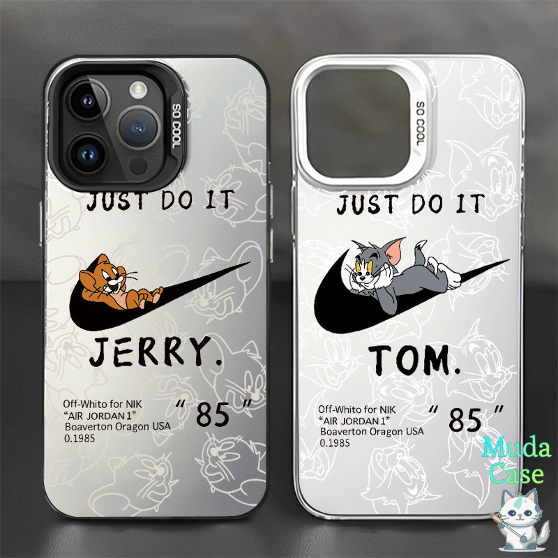 ในไทยเคสไอโฟน เคสการ์ตูนน่ารัก Tom and Jerry สําหรับIPhone 11 XR 7 8 Plus 12 13 14 15 16 Pro MAX X X