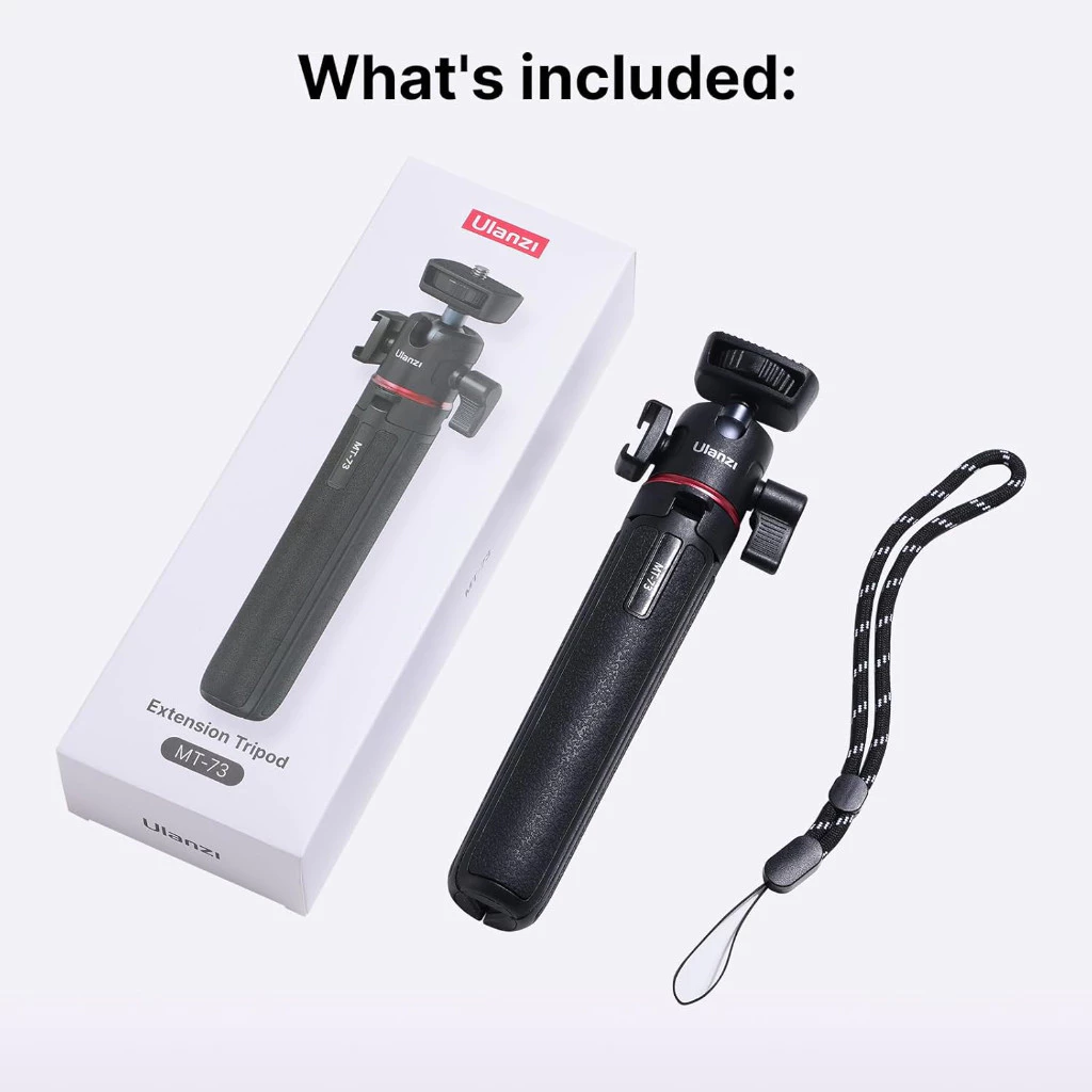 Ulanzi MT73 ขาตั้งกล้อง มือถือ ไม้เซลฟี่ มีช่อง Cold Shoe สำหรับ Insta360 Luna Ultra / Pocket 4/3 thumbnail 9