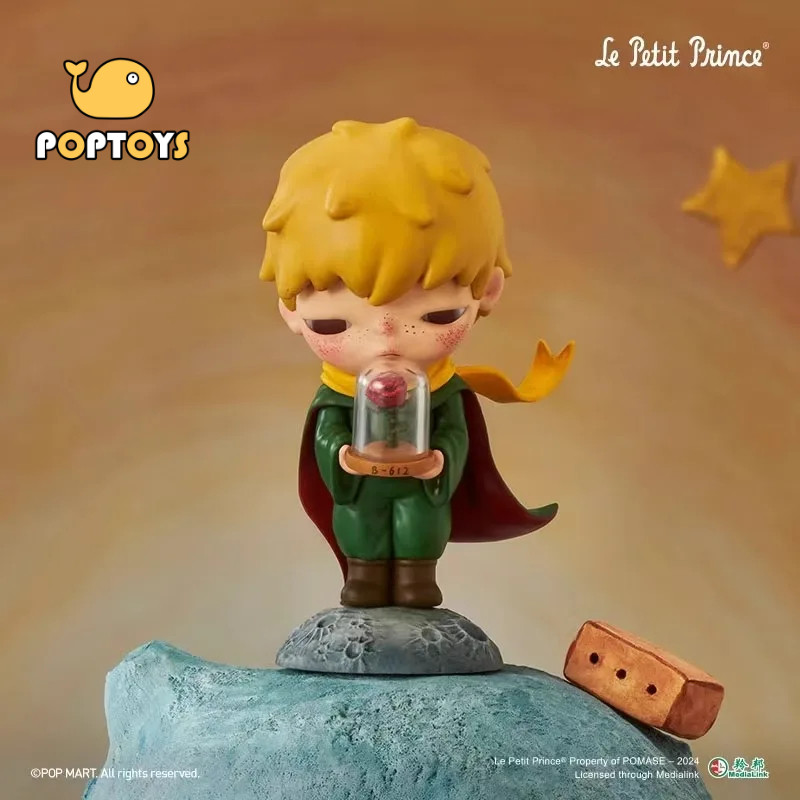 POPTOYPOPMART Hirono Le Petit Prince Series Blind Box Art ของเล่นตุ๊กตาอินเทรนด์เดสก์ท็อปตกแต่งของขวัญวันหยุดตุ๊กตาน่ารัก